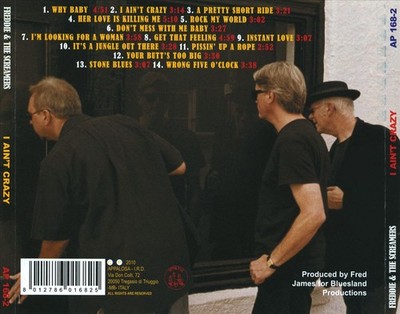 FREDDIE & THE SCREAMERS I AIN'T CRAZY NEW CD