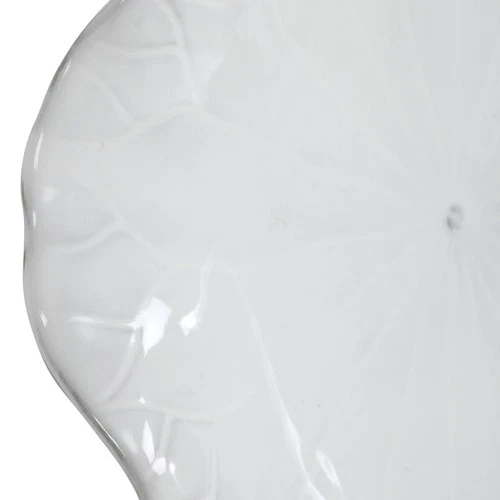 UTTERMOST 4234 ABELLA FRESH WHITE GLAZED CERAMIC FLOWERS WALL DECOR SET OF 3 - Picture 5 of 6