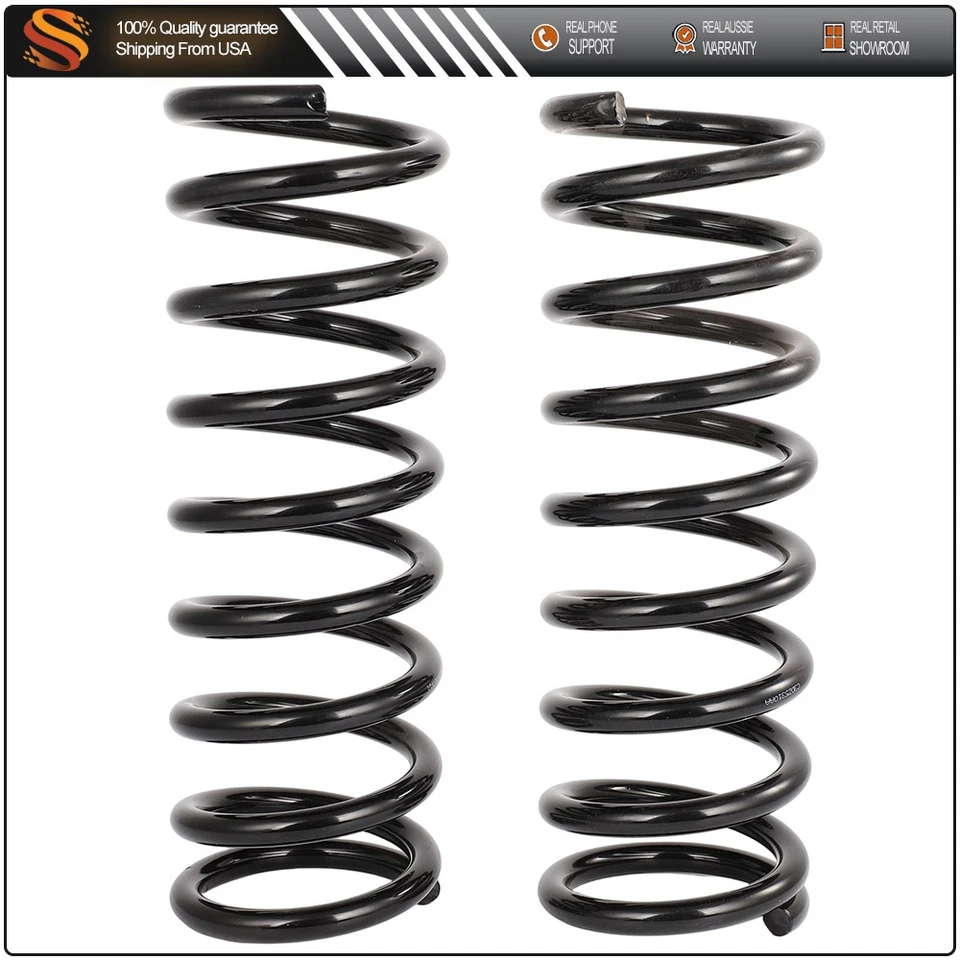 Front Coil Springs Pair for Ford Mustang 1964-1966 Falcon Mercury Comet Villager Foto 2 de 4