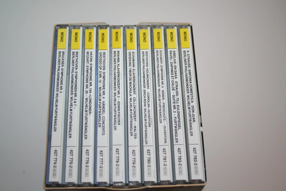 WILHELM FURTWÄNGLER - Aufnahmen/Recordings 1942 - 1944 - 10CD BOX - TOP ZUSTAND - Bild 4 von 4