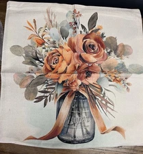 3 Decorative Pillow Covers. Washable/zippers Fall Colors