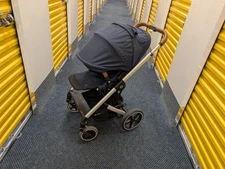 Cybex Balios S Lux Toddler & Baby Stroller: Silver Frame/Moon Black**Fast Ship**