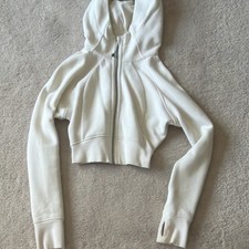 Lululemon Scuba Full Zip in Bone Size 4