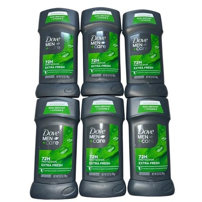 6 Pack Dove Men+Care Extra Fresh Antiperspirant Deodorant 2.7 oz 72H Protection
