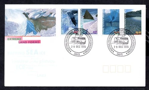 Australian Antarctic Territory - 1996 Extreme Land Forms First Day Cover