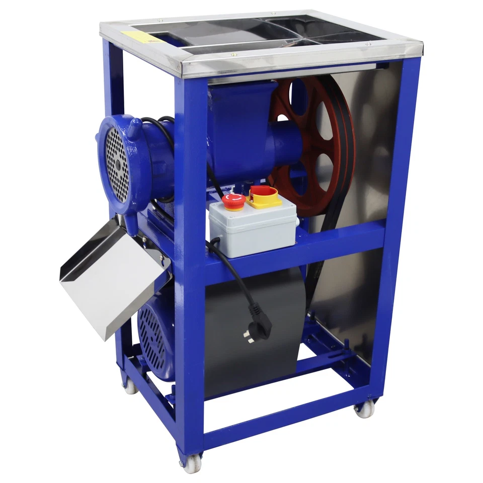 USADO! Trituradora de carne eléctrica comercial 220V 2,2KW salida 200-230kg/h Foto 3 de 4