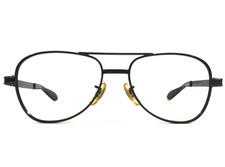 Vintage Tart Optical Eyeglasses Frame Skipper USA 5 1/4 Black Aviator 50-20-125