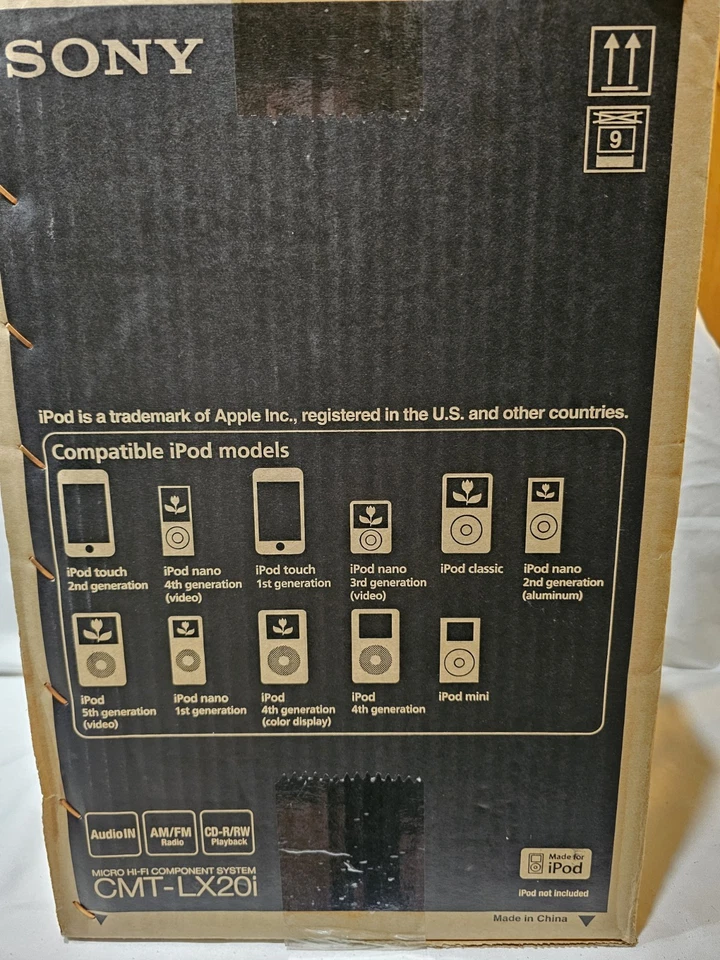 Open Box Sony Micro Hi-Fi Component System CMT-LX20i CD iPod Player NO REMOTE - Image 4 of 4