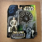 Star Wars Deluxe Hoth Rebel Soldier W/Anti-Vehicle Laser Cannon- NEW