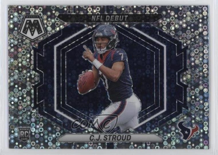 2023 Panini Mosaic NFL Debut No Huddle Silver Prizm CJ Stroud Rookie RC 0ks3