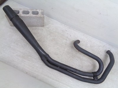 Fxdl Fxd Dyna 12-17 2In1 Thunder Header Auspuff Schalldämpfer Schwarz Kachiag...