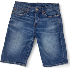 Polo Ralph Lauren Shorts Denim 100 Cotton 5 Pocket 10" Inseam Preppy Boys 14