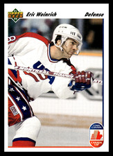 1991-92 Upper Deck Eric Weinrich #509 USA NHL Hockey