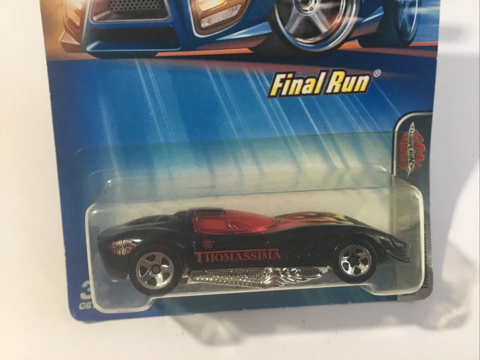Hot Wheels-Final Run 2005-Thomassima III ~ Black with Flames~G6798-0715 (C4982) - Image 2 of 4
