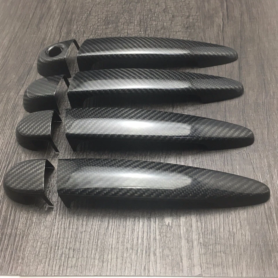 Carbon Fiber For BMW E87 E90 E91 E92 E93 F30 X1 X2 X3 X4 X5 X6 Door Handle Cover - Изображение 3 из 4