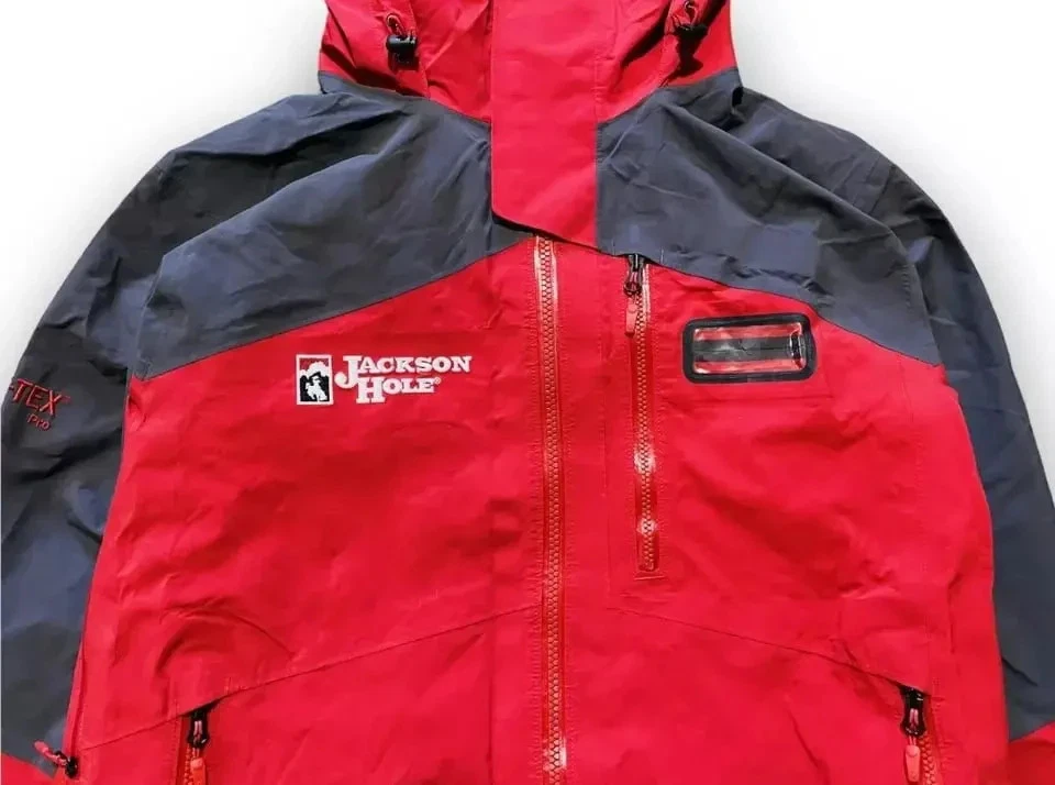 Marmot GoreTex Pro Jacket Outdoor Jackson Hole Red Gray Gorcope Men's XL - Image 3 of 4