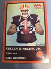 Kellen Winslow Jr. 2004 Fleer Tradition National Cleveland Browns #10 $$$
