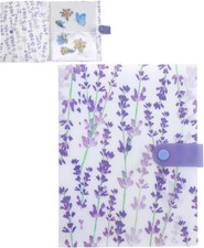 144 Slots Nail Sticker Book,Transparent Sticker Storage Book Stickers Album for