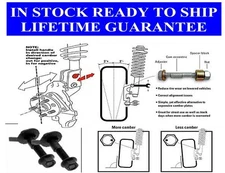 Fiat 500 Stada Ulysse Seicento Front Camber Bolt Kit 2p