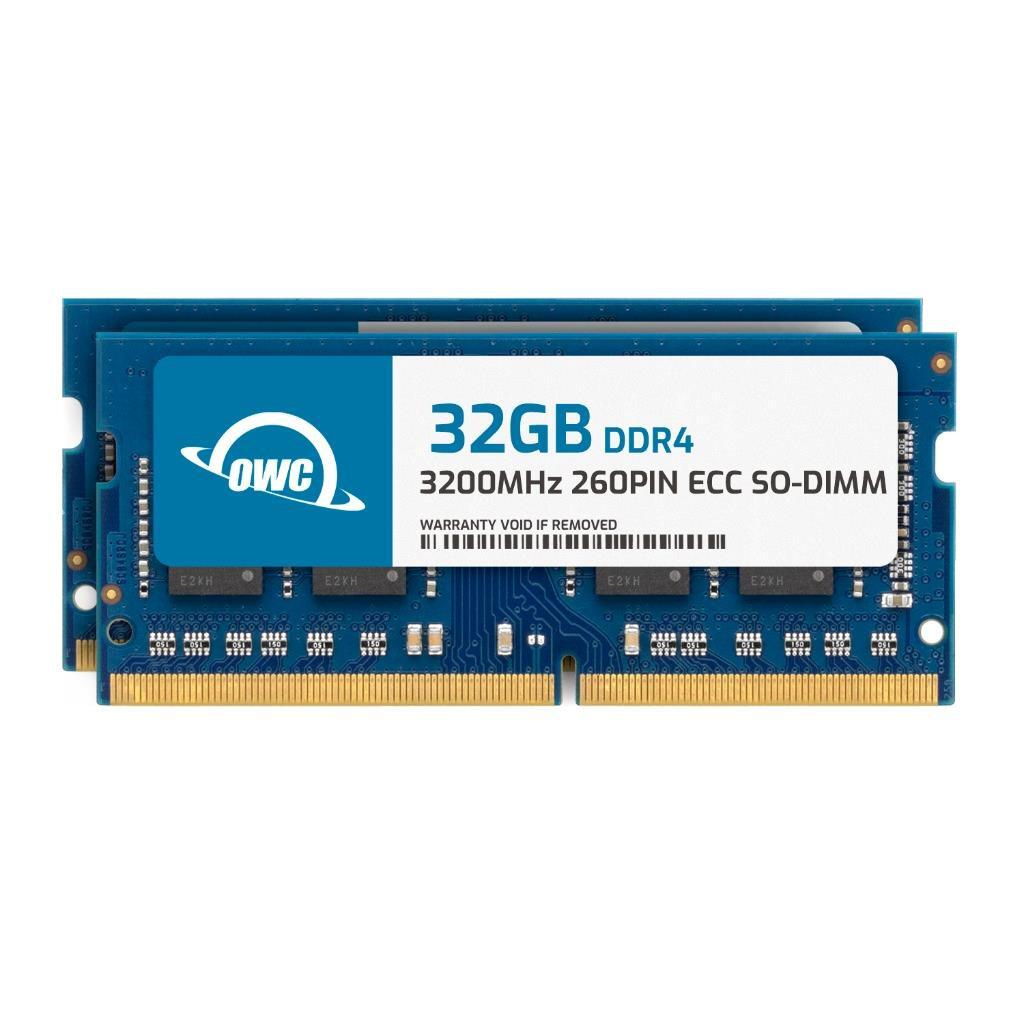 OWC 64GB (2x32GB) DDR4 3200MHz 2Rx8 ECC Unbuffered SODIMM 260pin