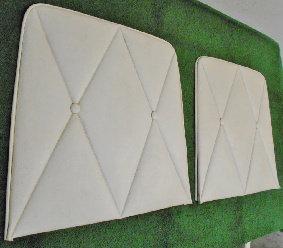 Lincoln Continental Mark III 1969 cupé original blanco asiento tapicería paneles Foto 3 de 4