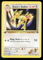 Blaine's Dodrio 32/132 Gym Challenge 1st Edition