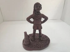 Red Mill Mfg. Handcrafted USA Cheerleader Figurine 1996