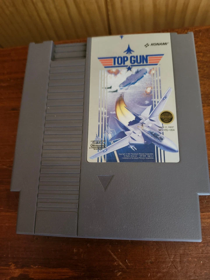 NES Top Gun Video Game CIB (no Styro POS) Tested Nintendo 1987 - Image 4 of 4