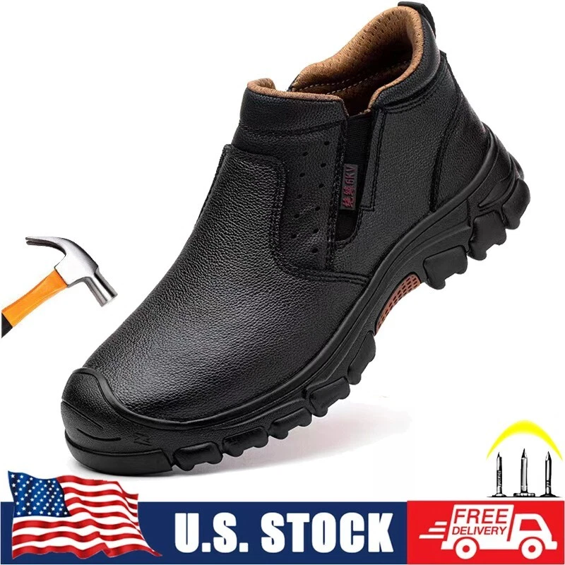 Waterproof Work Boots Safety Composite Toe Indestructible Protective Shoes Men