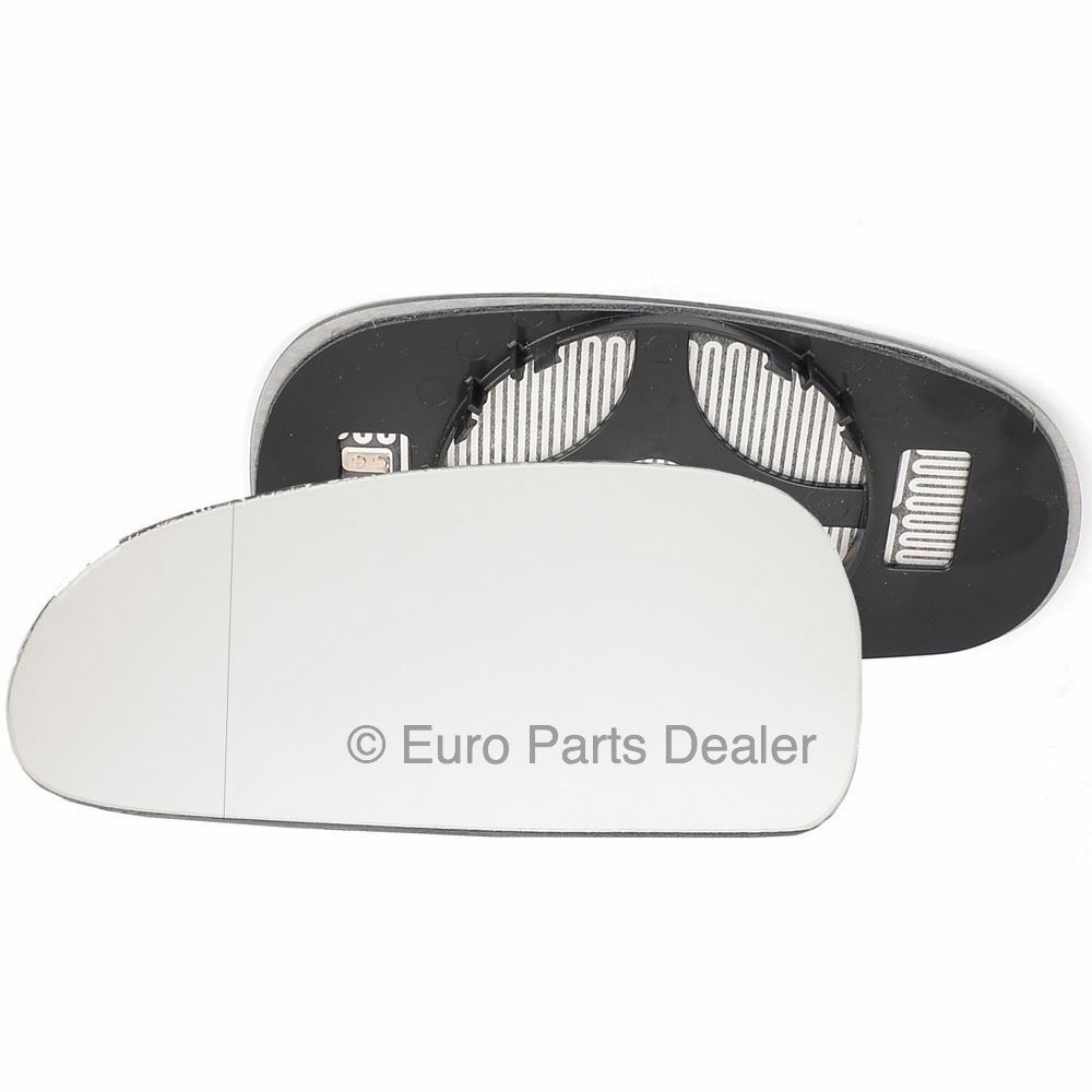 Wing door Mirror Glass Passenger side for Audi TT 8N 1999-2006 Heated Wide Angle