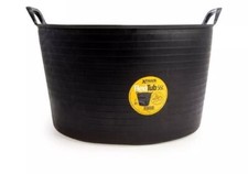 56L Flexi Rubber Plastic Bucket  Garden Storage Painters Builders Large Capacity