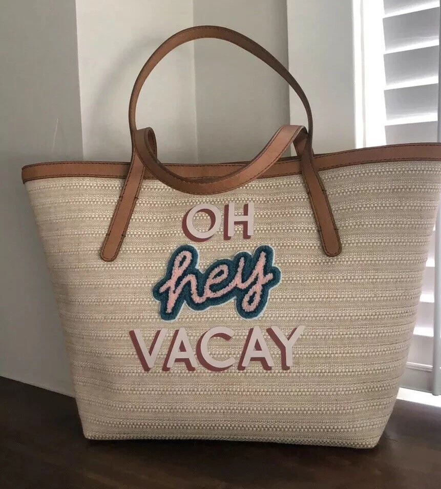 Fossil jeanne beach tote sale