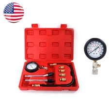 USA Diesel Engine Compression Cylinder Pressure Tester Gauge 0-300PSI Test Set
