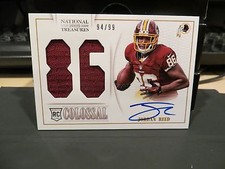 National Treasures Colossal Autograph Jersey Redskins Jordan Reed 94/99  2013