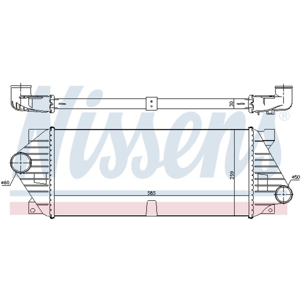 LadeluftküHler LuftgeküHlt Aluminium FüR Mercedes-Benz M-Klasse W163-image