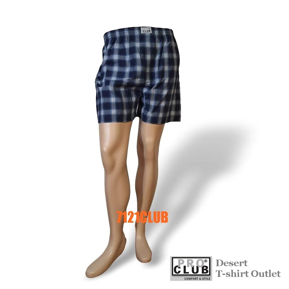 LOTE DE 2 BAÚL CORTO PRO CLUB BOXERS PROCLUB ROPA INTERIOR PARA HOMBRE GRANDE Y ALTO S-7XL Foto 4 de 4