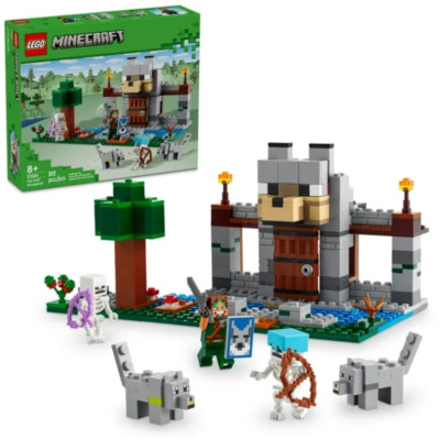 LEGO Minecraft The Wolf Stronghold 21261 Building Toy Set New Gift