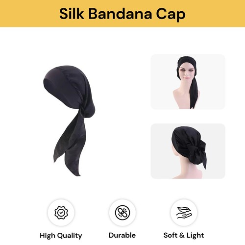 Womens Muslim Hijab Cancer Chemo Hat Turban Hair Loss Head Wrap Scarf Bandana - Picture 5 of 19