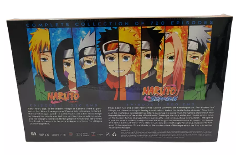 DVD NARUTO SHIPPUDEN VOL.1-720 END ENGLISH DUBBED All Region FREE DHL  EXPRESS