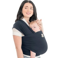 KeaBabies Baby Wrap Carrier All in 1 Original Carrier Newborn to Toddler, Black