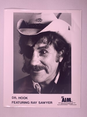 Dr Hook and Ray Sawyer Photograph Vintage Promo Official Aim Records Circa 1995