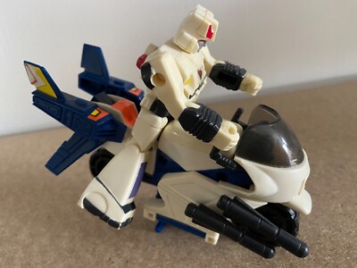 Transformers G1 1989 PROWL turbo cycle complete minty action master hasbro