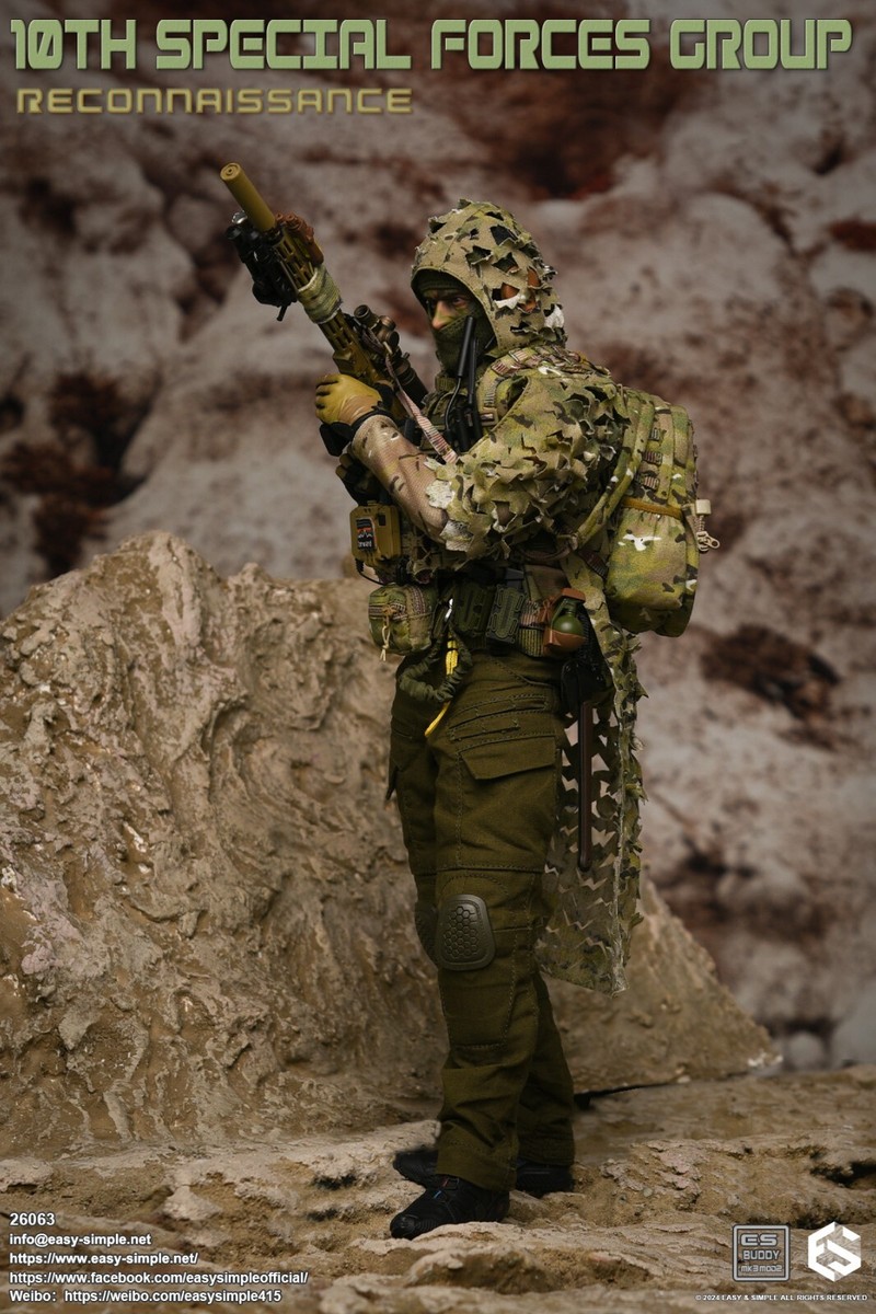1:6 scale Easy & Simple 10th Special Forces Group URGI 5.56