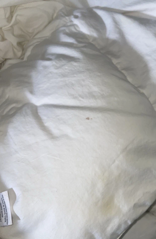 Edredón de plumas de ganso Charter Club tamaño completo/queen damasco cuadros lujo Foto 4 de 4