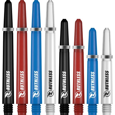 Ruthless | Deflectagrip 5 Sets (15) Dartschäfte/-schäfte, mehrere Längen/Farben