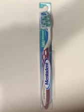 Lot of 6 Vintage Mentadent Smile Replenishing Soft/Full Head 10 Toothbrushes-NOS