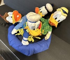 Vintage Disney Donald Duck Bean Bag Plush Set of 4 65th Anniversary