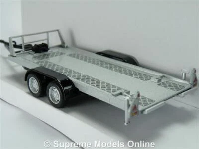 CARARAMA TOWING TRAILER MODEL CAR VEHICLE RECOVERY 1:43 SCALE FLATBED WITH RAMPS R