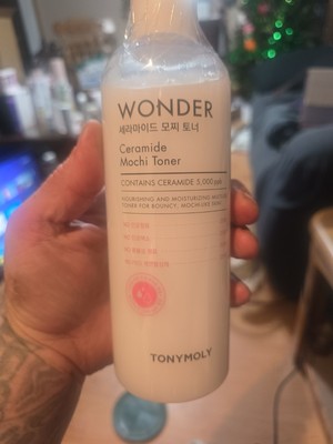 [TONYMOLY] Wonder Ceramide Mocchi(Mochi) Toner - 500ml Made In Korea New Sealed