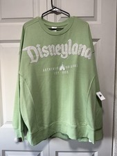 NWT Disneyland Green Mint Pullover Sweatshirt 1X